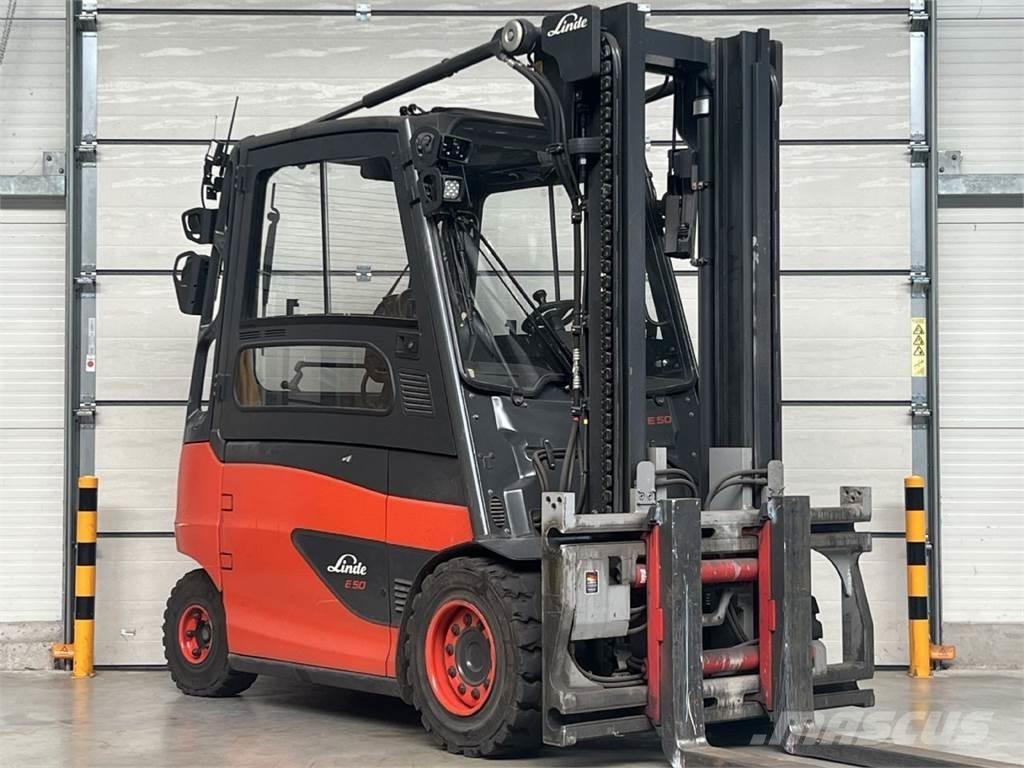 Linde E 50HL-01 Elektromos targoncák