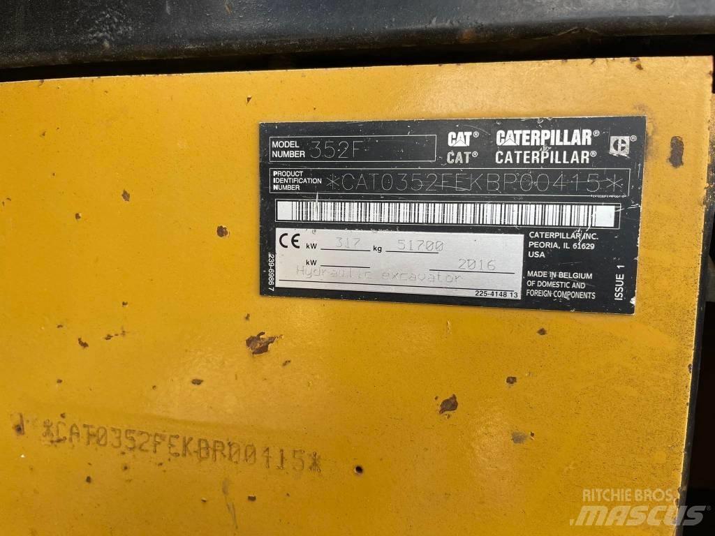 CAT 352FL Lánctalpas kotrók