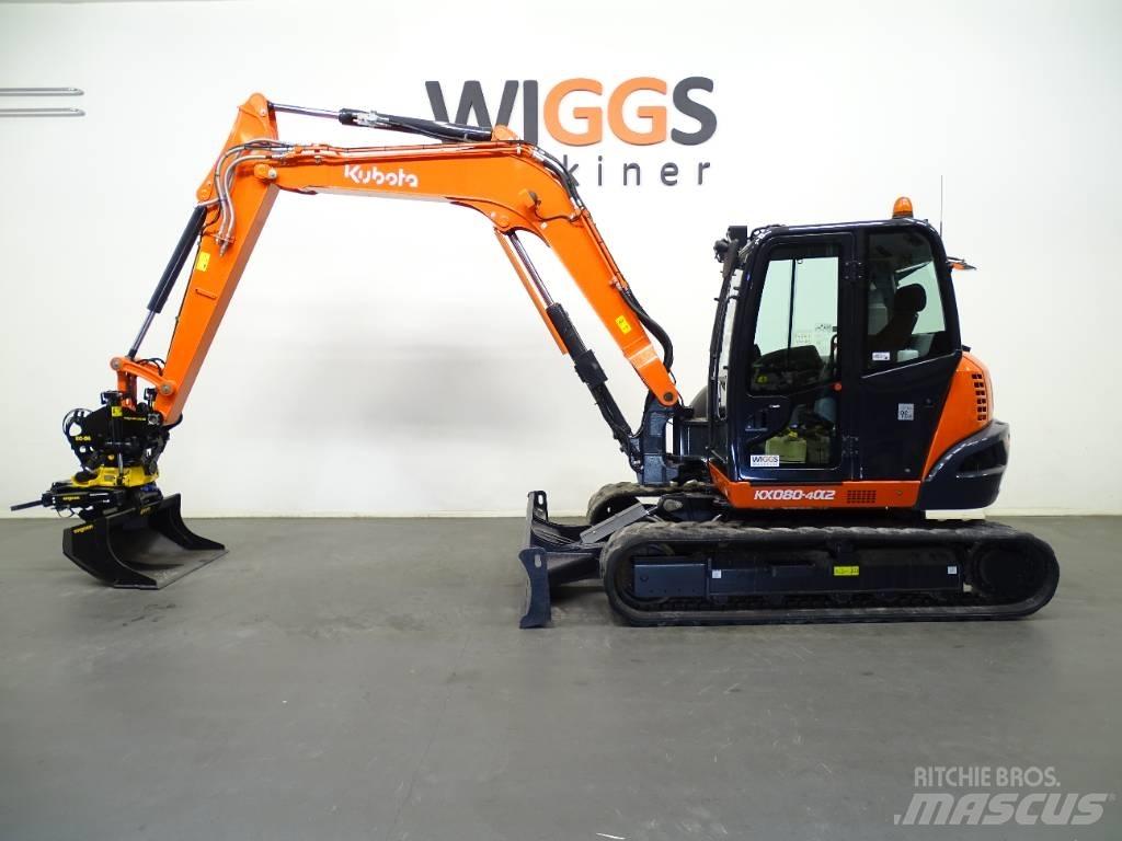 Kubota KX 080-4a Közepes (midi) kotrók 7 t - 12 t