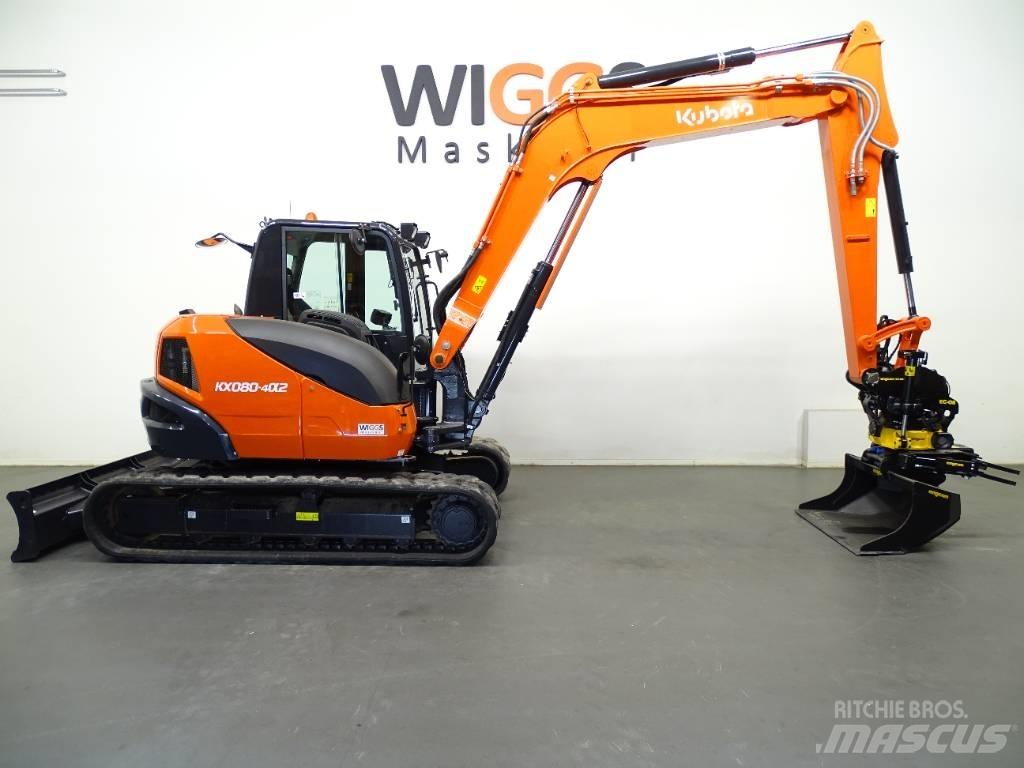 Kubota KX 080-4a Közepes (midi) kotrók 7 t - 12 t