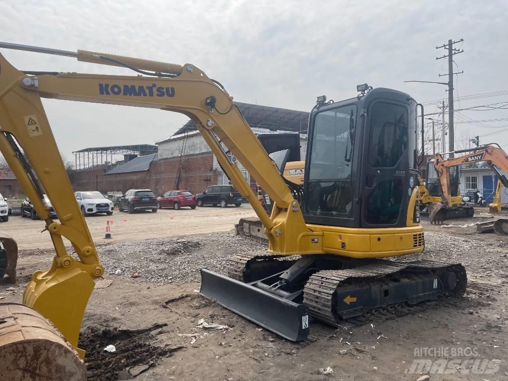 Komatsu PC 55 Mini kotrók < 7t