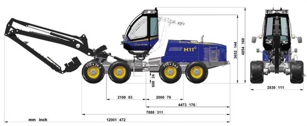 Rottne 651-55449 Alváz és felfüggesztés