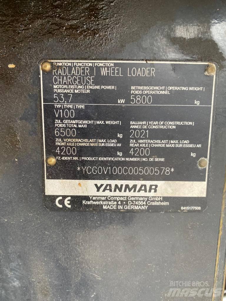 Yanmar V100 Gumikerekes homlokrakodók