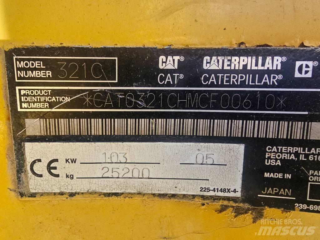 CAT 321C Lánctalpas kotrók