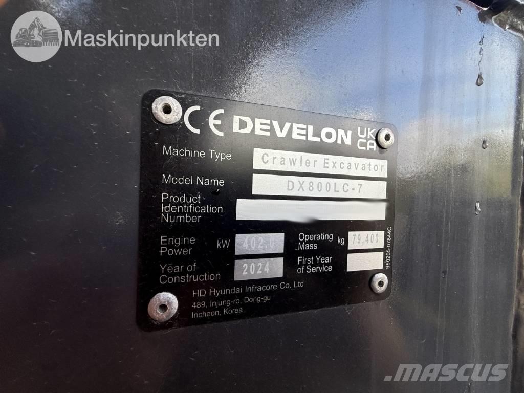 Develon 800 LC Lánctalpas kotrók
