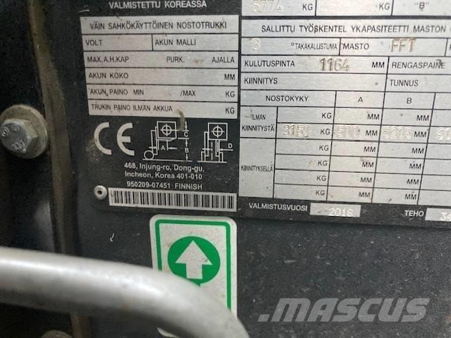 Doosan D35C-7 Dízel targoncák