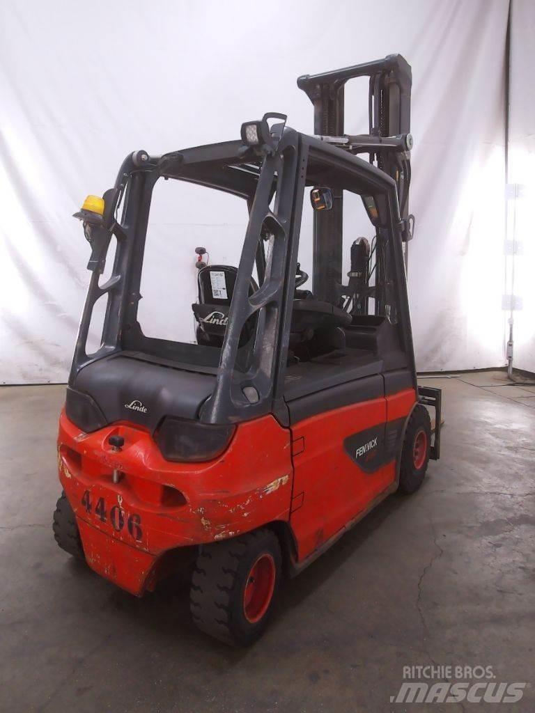 Linde E30L-01 Elektromos targoncák