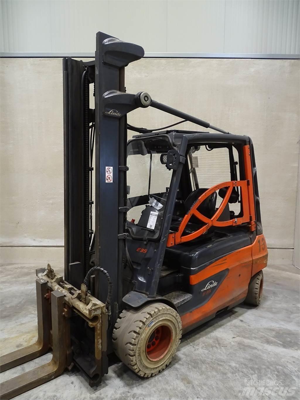 Linde E35L-01 Elektromos targoncák