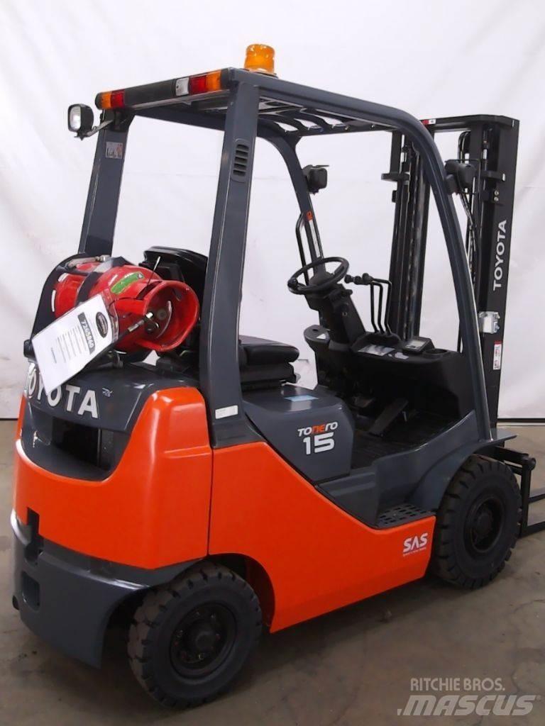 Toyota 02-8FGF15 Gázüzemű targoncák