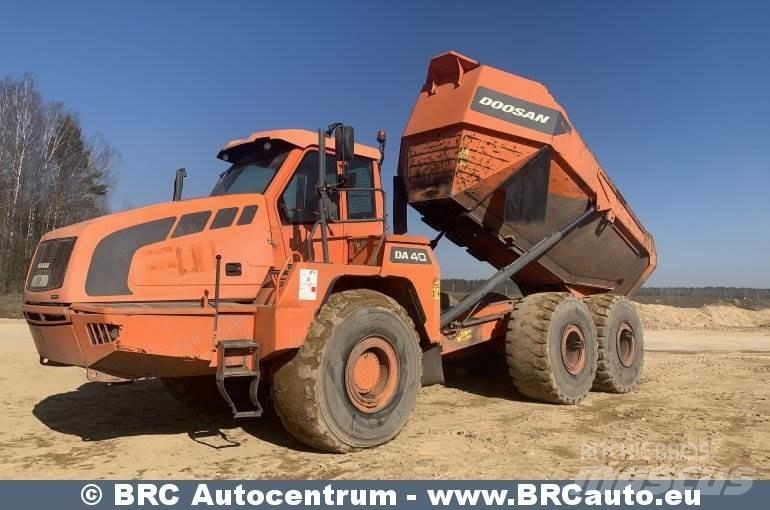 Doosan DA 40 Csuklósdömperek