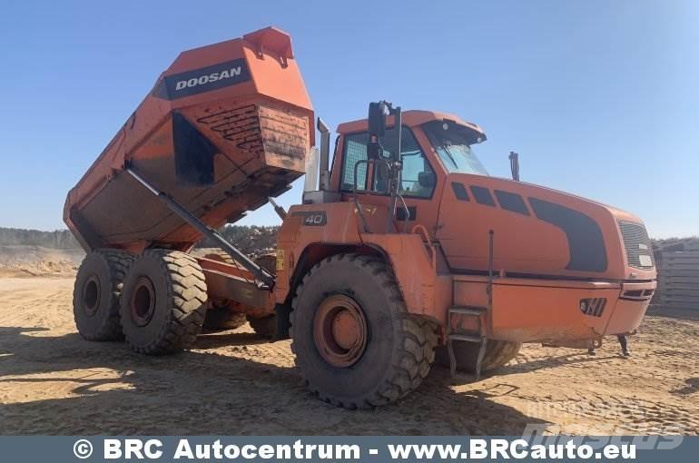 Doosan DA 40 Csuklósdömperek
