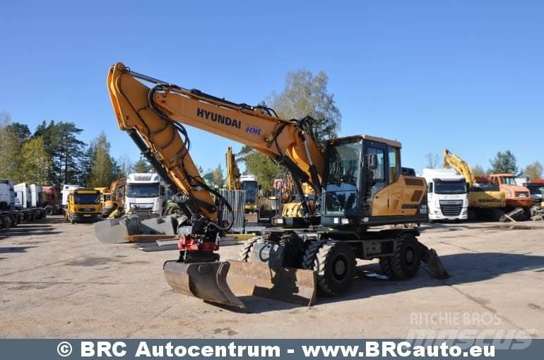 Hyundai HW160 Gumikerekes kotrók