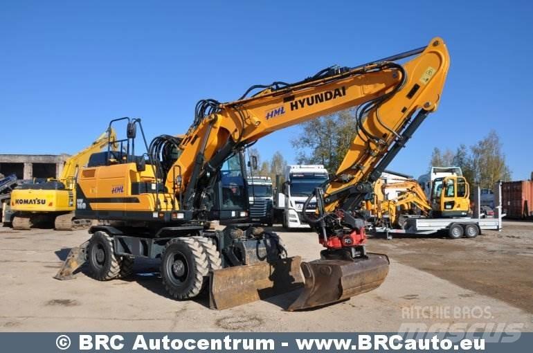 Hyundai HW160 Gumikerekes kotrók