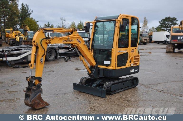 Hyundai R18-9AK Mini kotrók < 7t