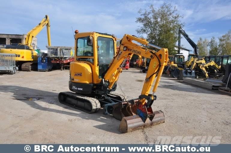 Hyundai R25Z-9AK Mini kotrók < 7t