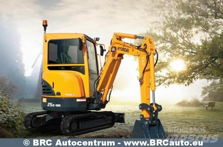 Hyundai R25Z-9AK Mini kotrók < 7t