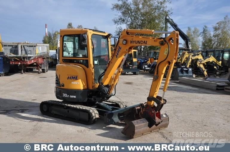 Hyundai R30Z-9AK Mini kotrók < 7t