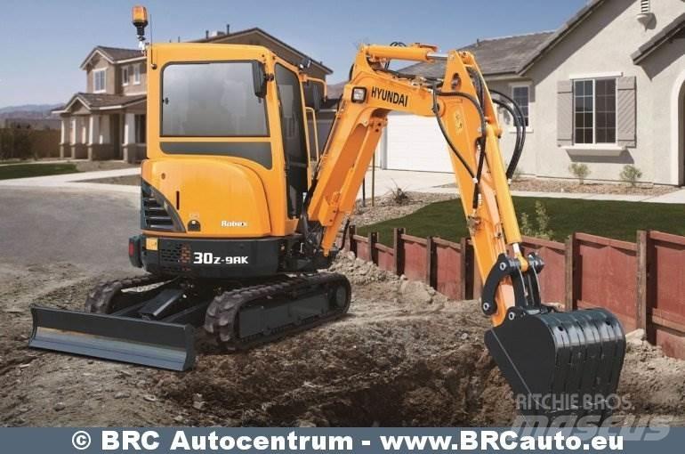 Hyundai R30Z-9AK Mini kotrók < 7t