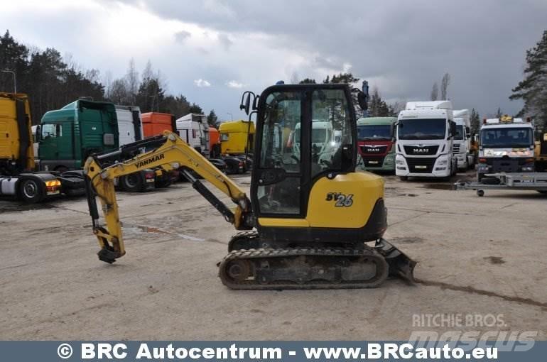 Yanmar SV26 Mini kotrók < 7t