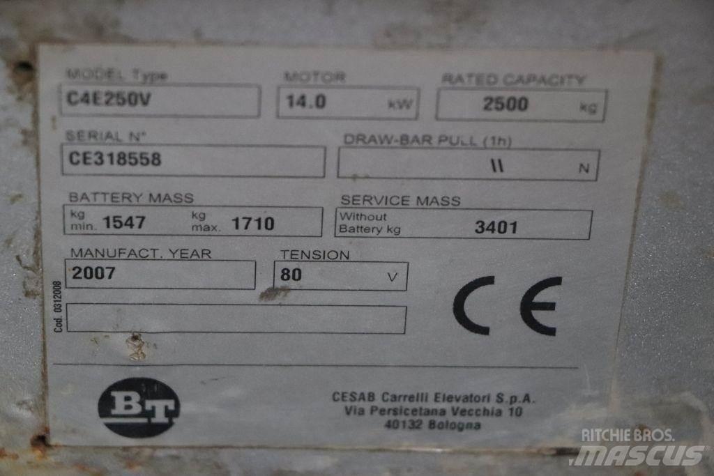 BT C4E250V Elektromos targoncák