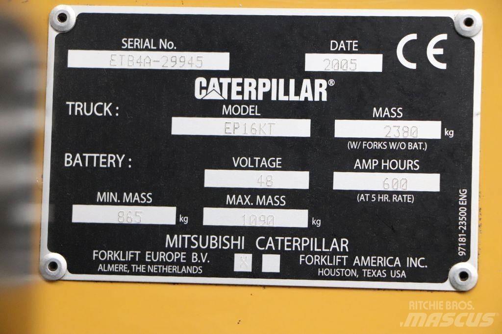 CAT EP16KT Elektromos targoncák