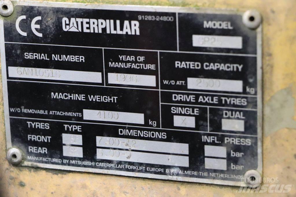 CAT GP25 Gázüzemű targoncák
