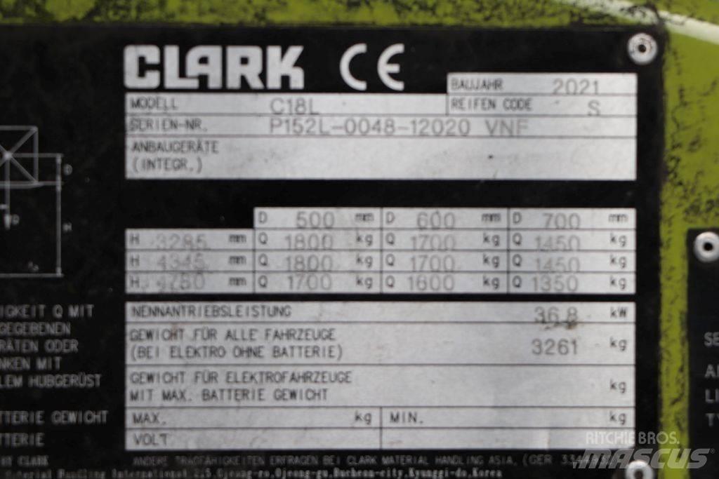 Clark C18L Gázüzemű targoncák