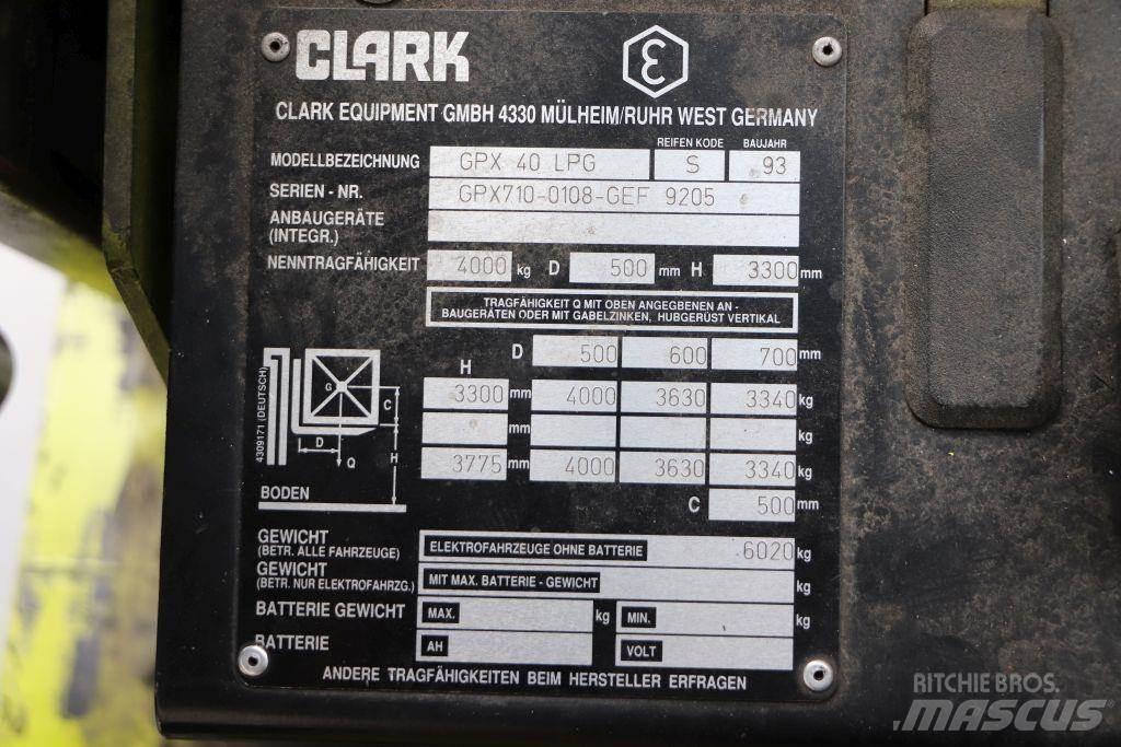 Clark GPX 40 Gázüzemű targoncák