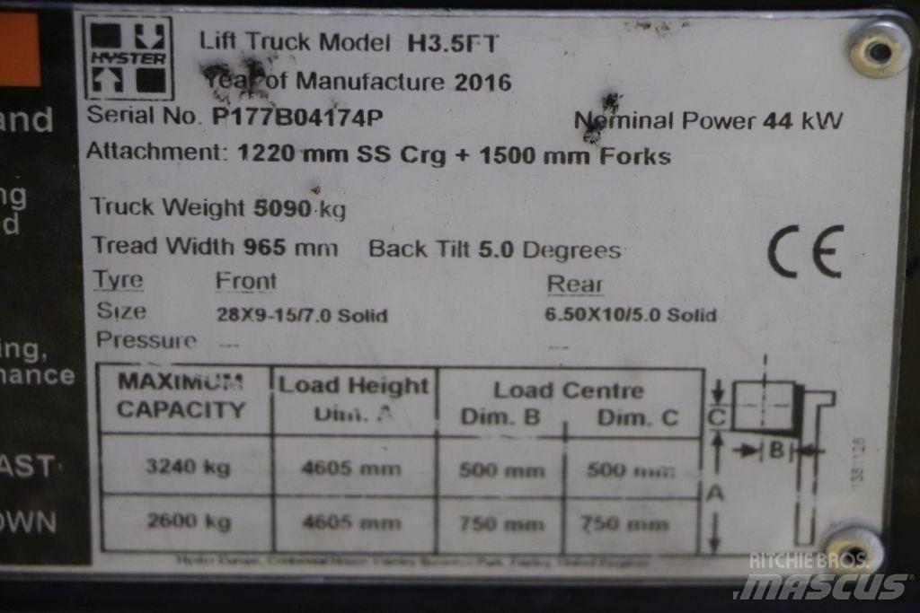 Hyster H3.5FT Gázüzemű targoncák