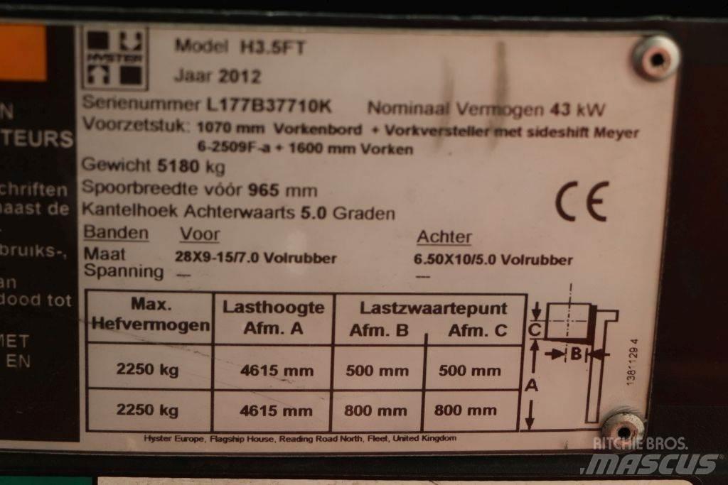 Hyster H3.5FT Gázüzemű targoncák