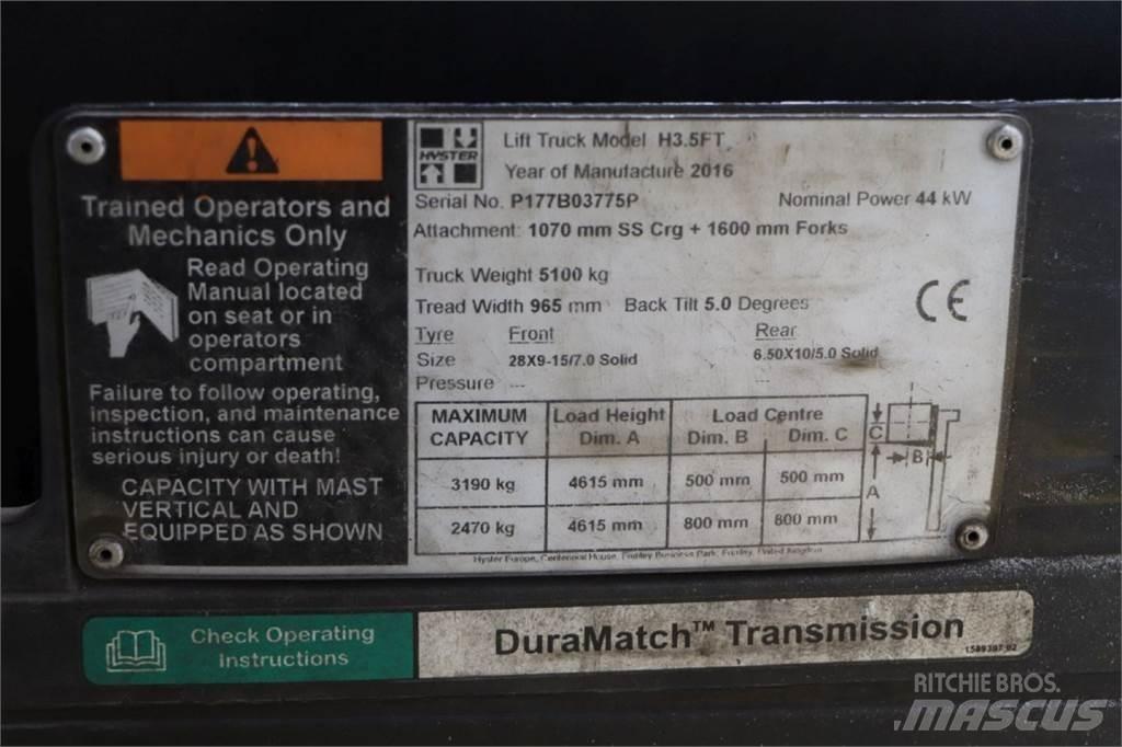 Hyster H3.5FT Gázüzemű targoncák