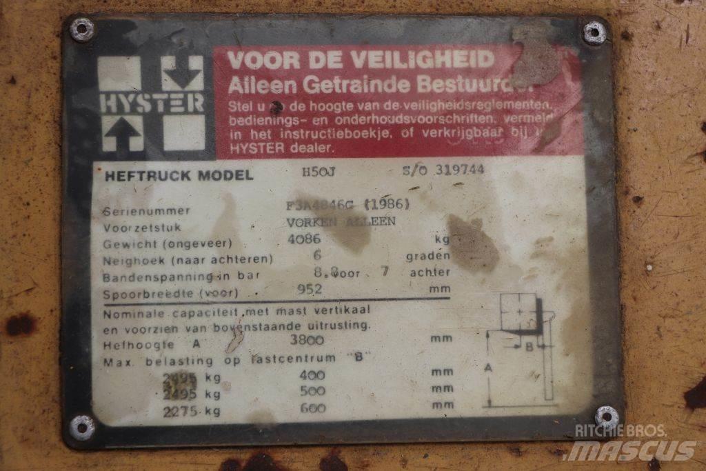 Hyster H50J Gázüzemű targoncák