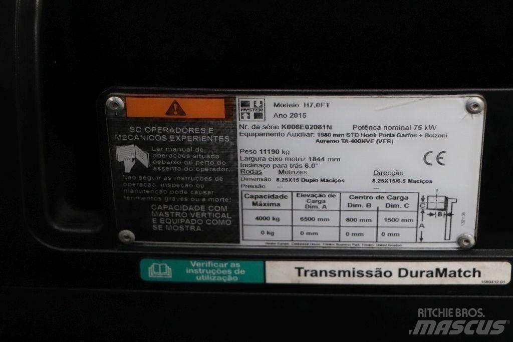 Hyster H7.0FT Gázüzemű targoncák