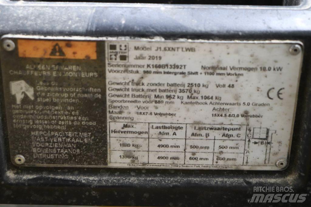 Hyster J1.6XNT Elektromos targoncák