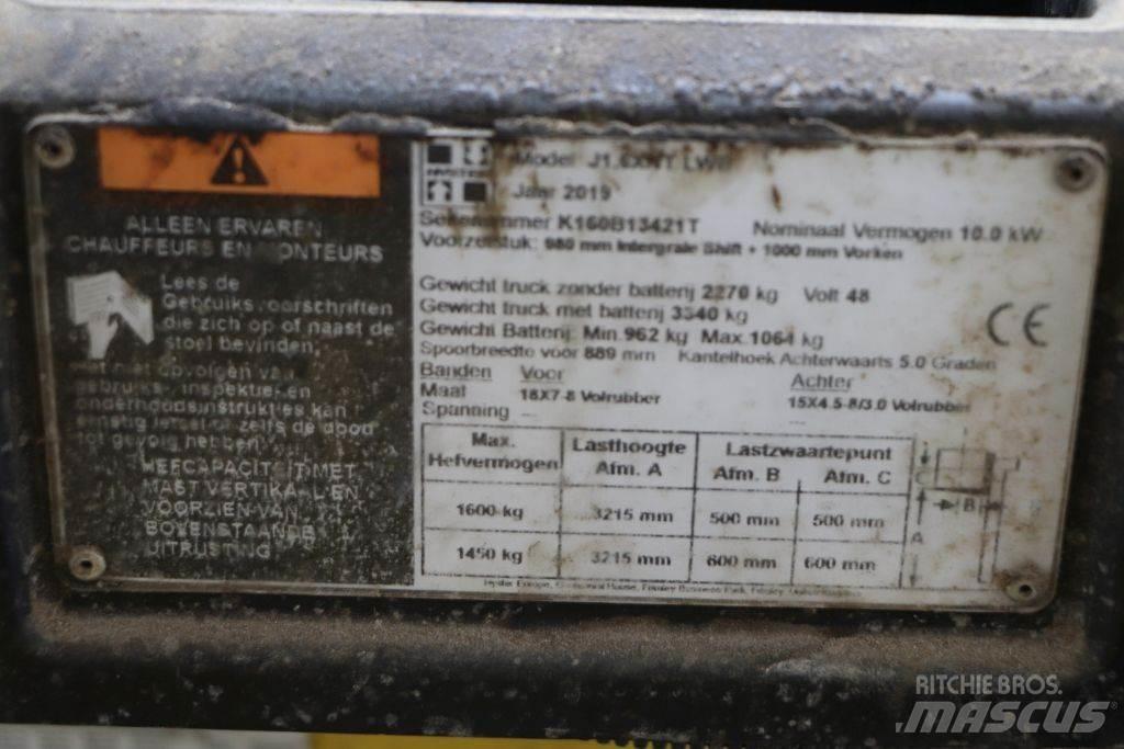 Hyster J1.6XNT Elektromos targoncák