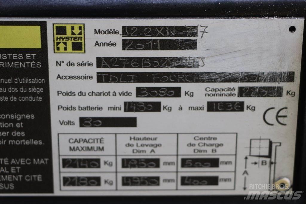 Hyster J2.2XN Elektromos targoncák