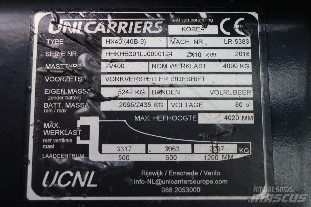 Hyundai 40B-9 Elektromos targoncák