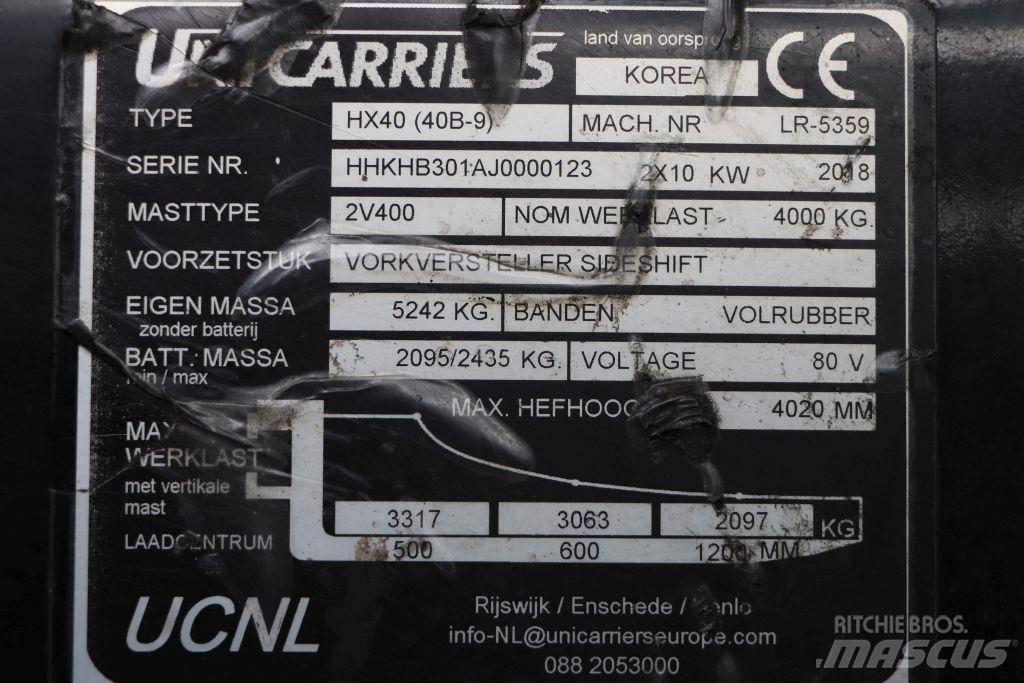Hyundai 40B-9 Elektromos targoncák