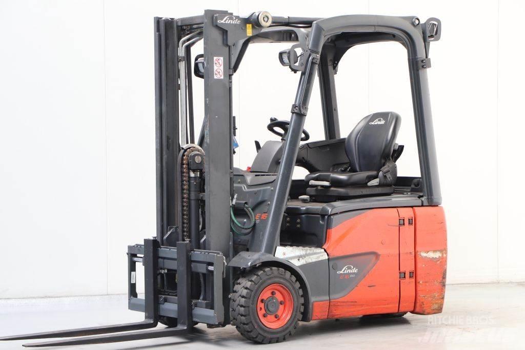 Linde E16C-02 Elektromos targoncák