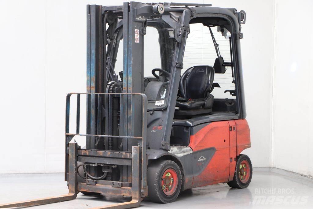 Linde E16P-02 Elektromos targoncák