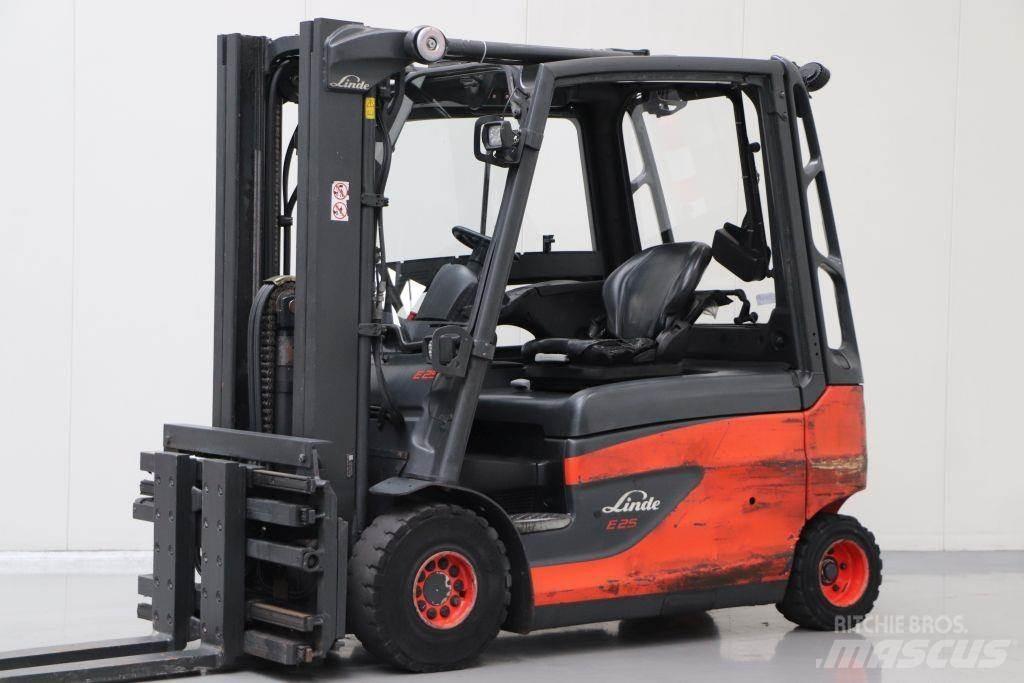 Linde E25L-01 Elektromos targoncák