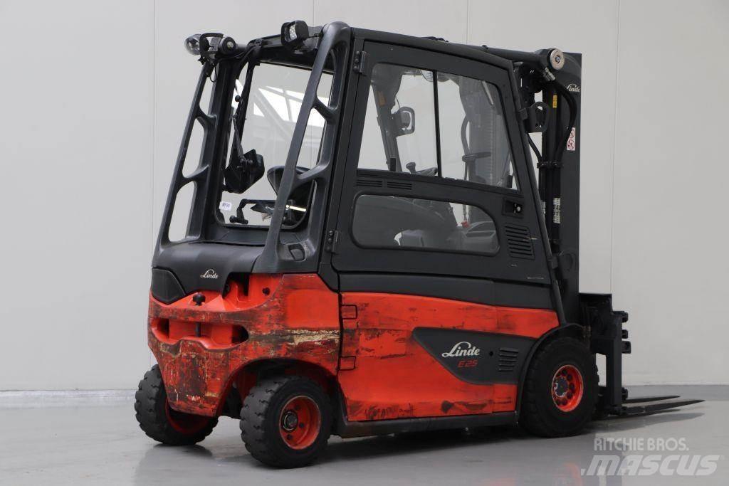 Linde E25L-01 Elektromos targoncák