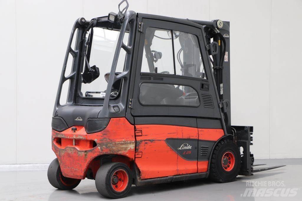 Linde E25L-01 Elektromos targoncák