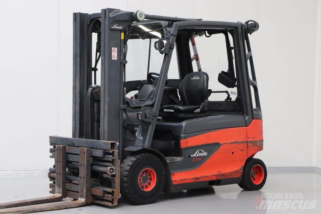 Linde E25L-01 Elektromos targoncák