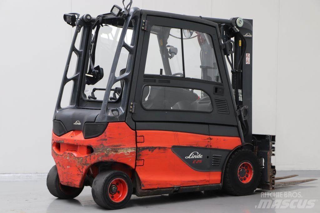 Linde E25L-01 Elektromos targoncák