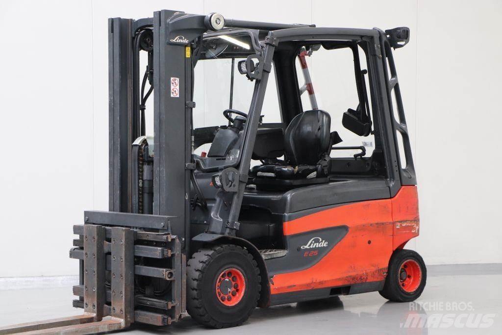 Linde E25L-01 Elektromos targoncák