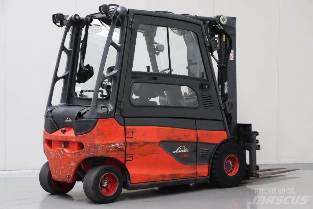 Linde E25L-01 Elektromos targoncák