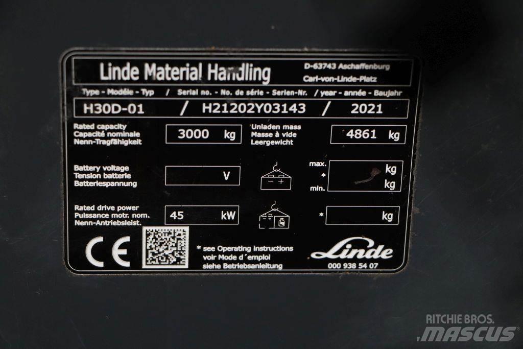 Linde H30D-01 Dízel targoncák