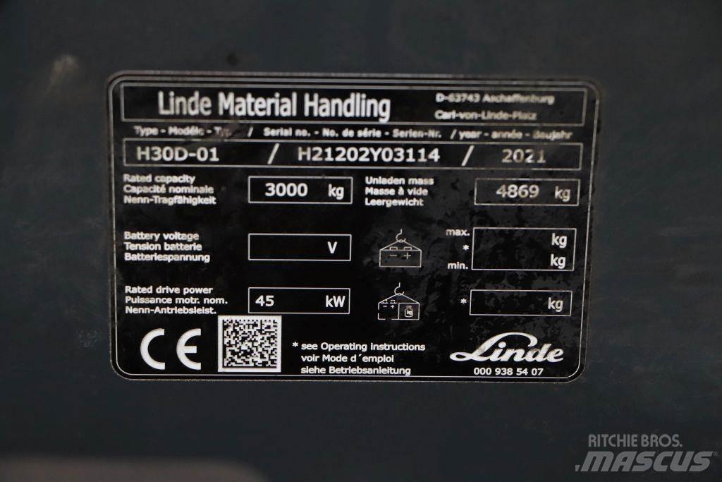 Linde H30D-01 Dízel targoncák