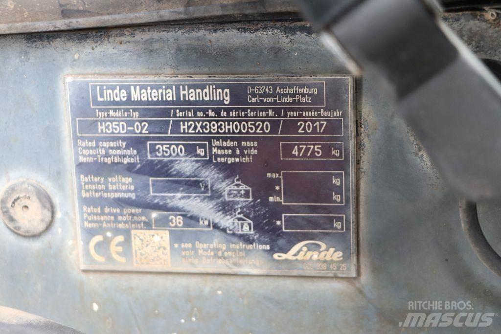 Linde H35D-02 Dízel targoncák